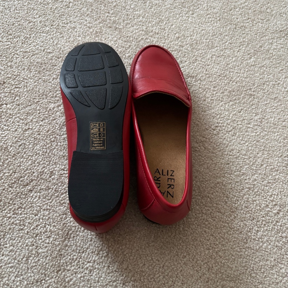 Leather loafers
